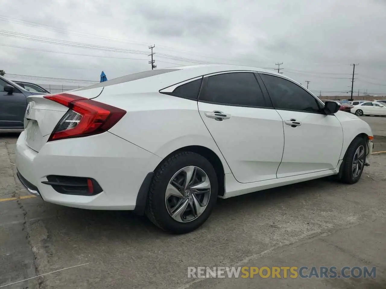 3 Photograph of a damaged car 2HGFC2F68KH576282 HONDA CIVIC 2019