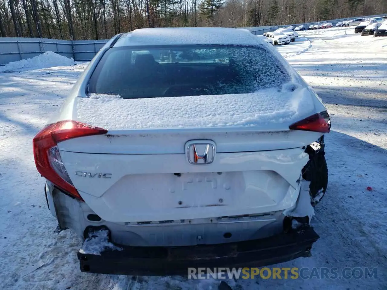 6 Photograph of a damaged car 2HGFC2F68KH580090 HONDA CIVIC 2019