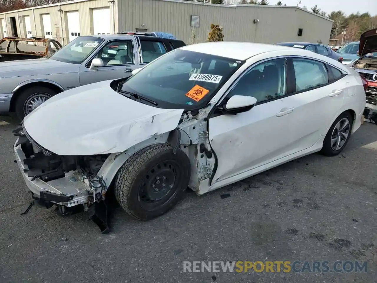 1 Photograph of a damaged car 2HGFC2F68KH584219 HONDA CIVIC 2019