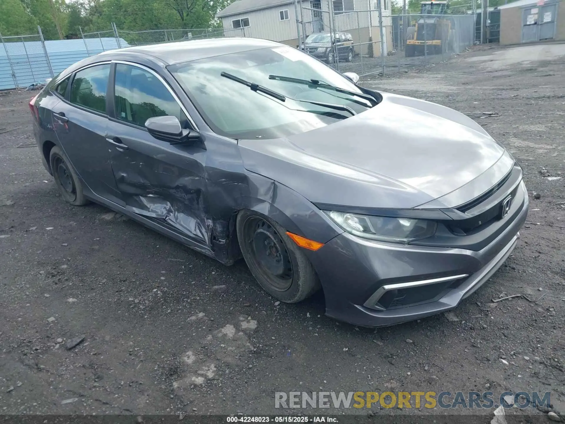 1 Photograph of a damaged car 2HGFC2F68KH590327 HONDA CIVIC 2019