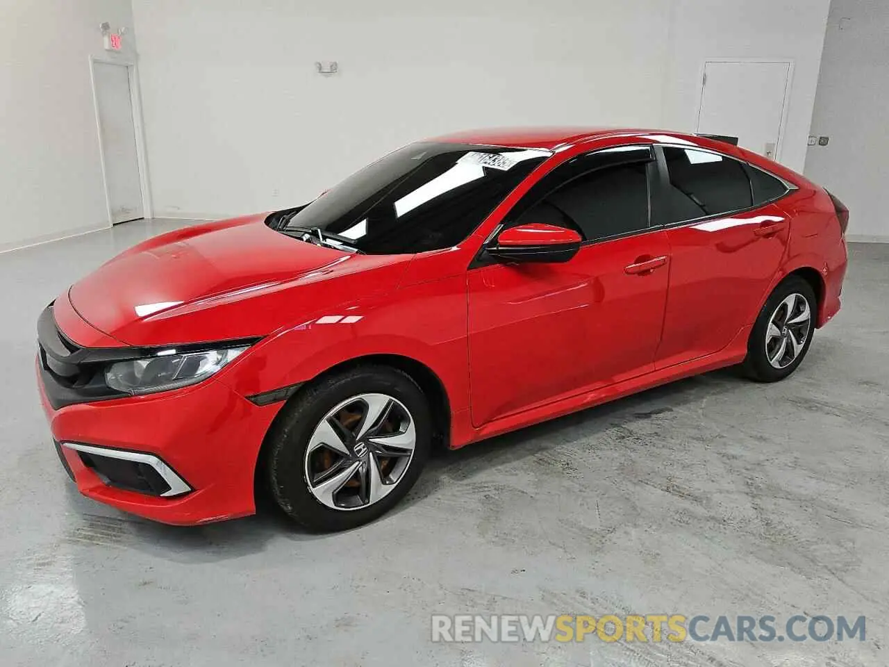 1 Photograph of a damaged car 2HGFC2F68KH592515 HONDA CIVIC 2019