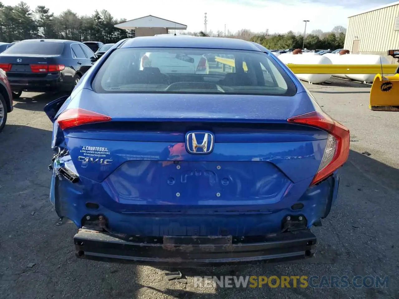6 Photograph of a damaged car 2HGFC2F68KH598279 HONDA CIVIC 2019