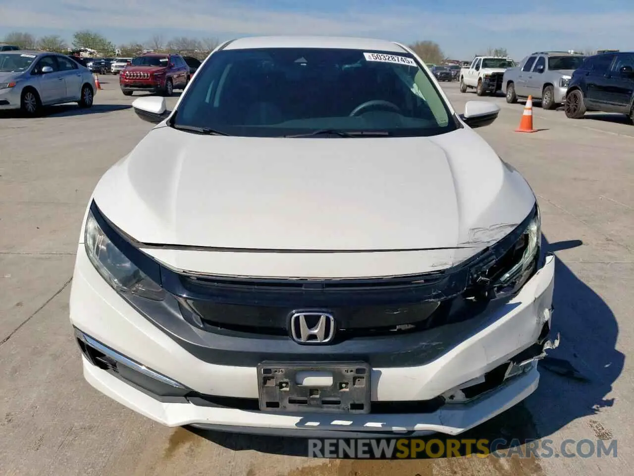 5 Photograph of a damaged car 2HGFC2F68KH606218 HONDA CIVIC 2019