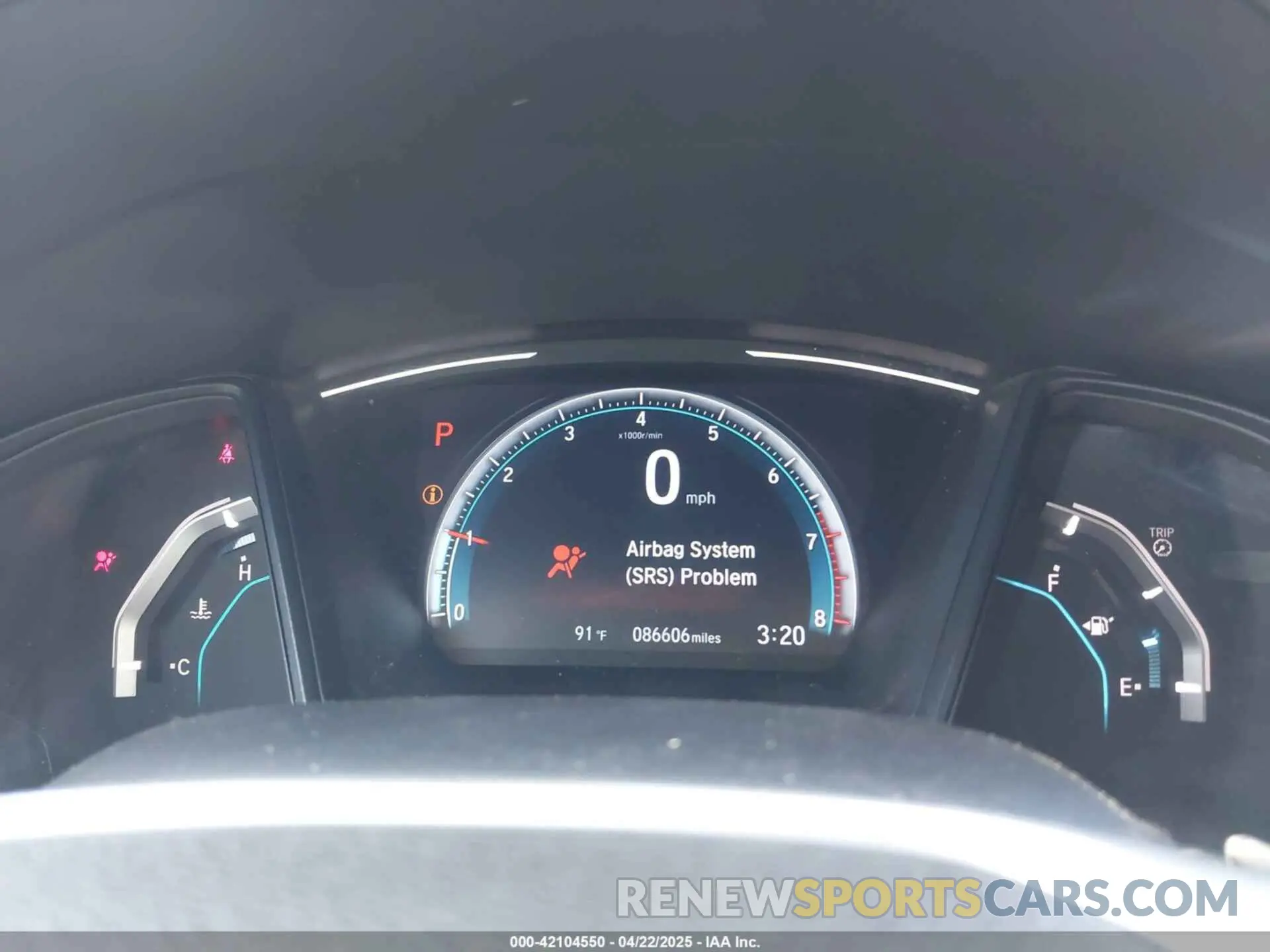 7 Photograph of a damaged car 2HGFC2F69KH500795 HONDA CIVIC 2019