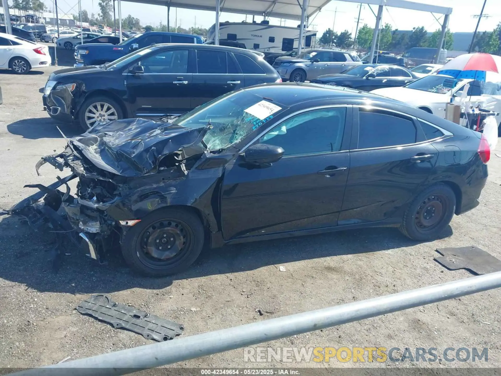 13 Photograph of a damaged car 2HGFC2F69KH531884 HONDA CIVIC 2019