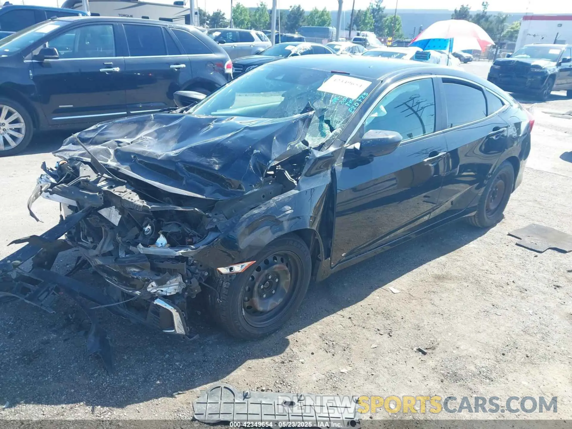 2 Photograph of a damaged car 2HGFC2F69KH531884 HONDA CIVIC 2019