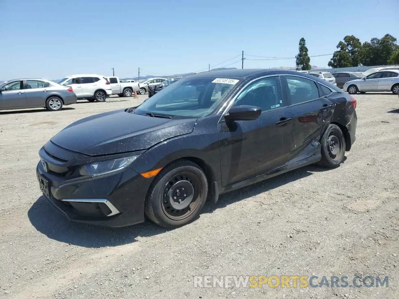 1 Photograph of a damaged car 2HGFC2F69KH538981 HONDA CIVIC 2019