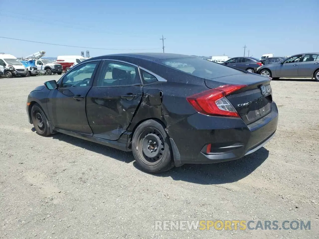 2 Photograph of a damaged car 2HGFC2F69KH538981 HONDA CIVIC 2019