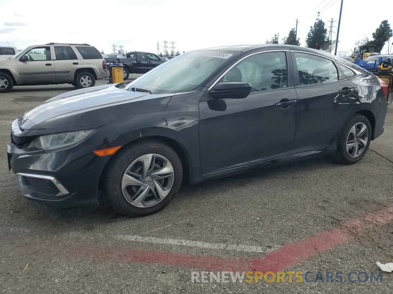 1 Photograph of a damaged car 2HGFC2F69KH550273 HONDA CIVIC 2019