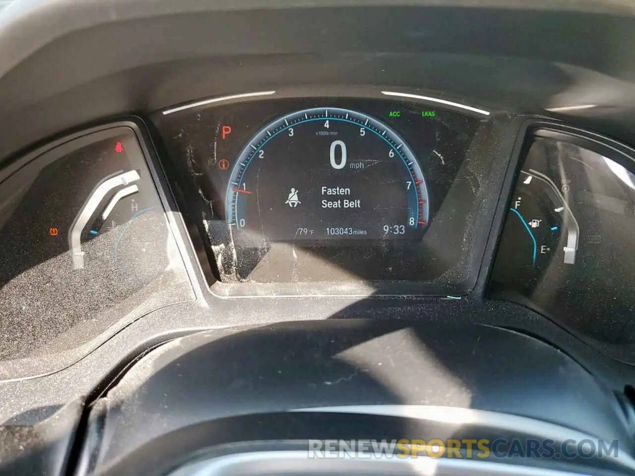 9 Photograph of a damaged car 2HGFC2F69KH552783 HONDA CIVIC 2019