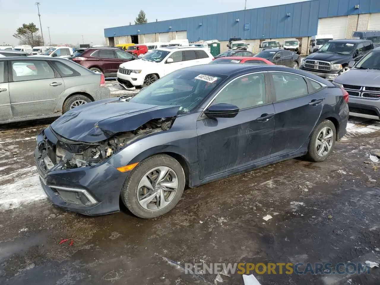 1 Photograph of a damaged car 2HGFC2F69KH558891 HONDA CIVIC 2019