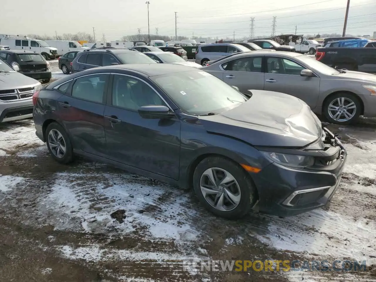4 Photograph of a damaged car 2HGFC2F69KH558891 HONDA CIVIC 2019