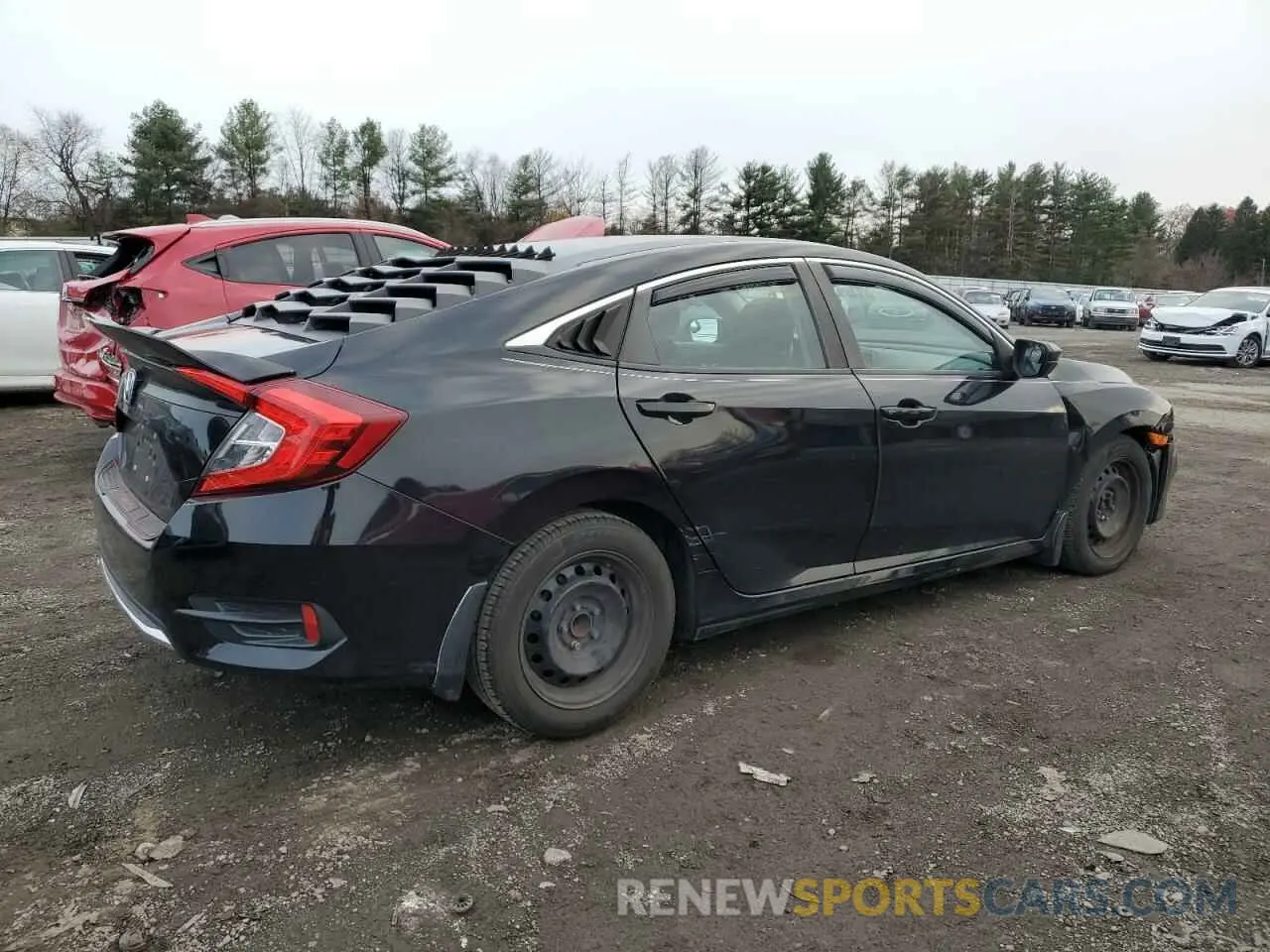 3 Photograph of a damaged car 2HGFC2F69KH560673 HONDA CIVIC 2019