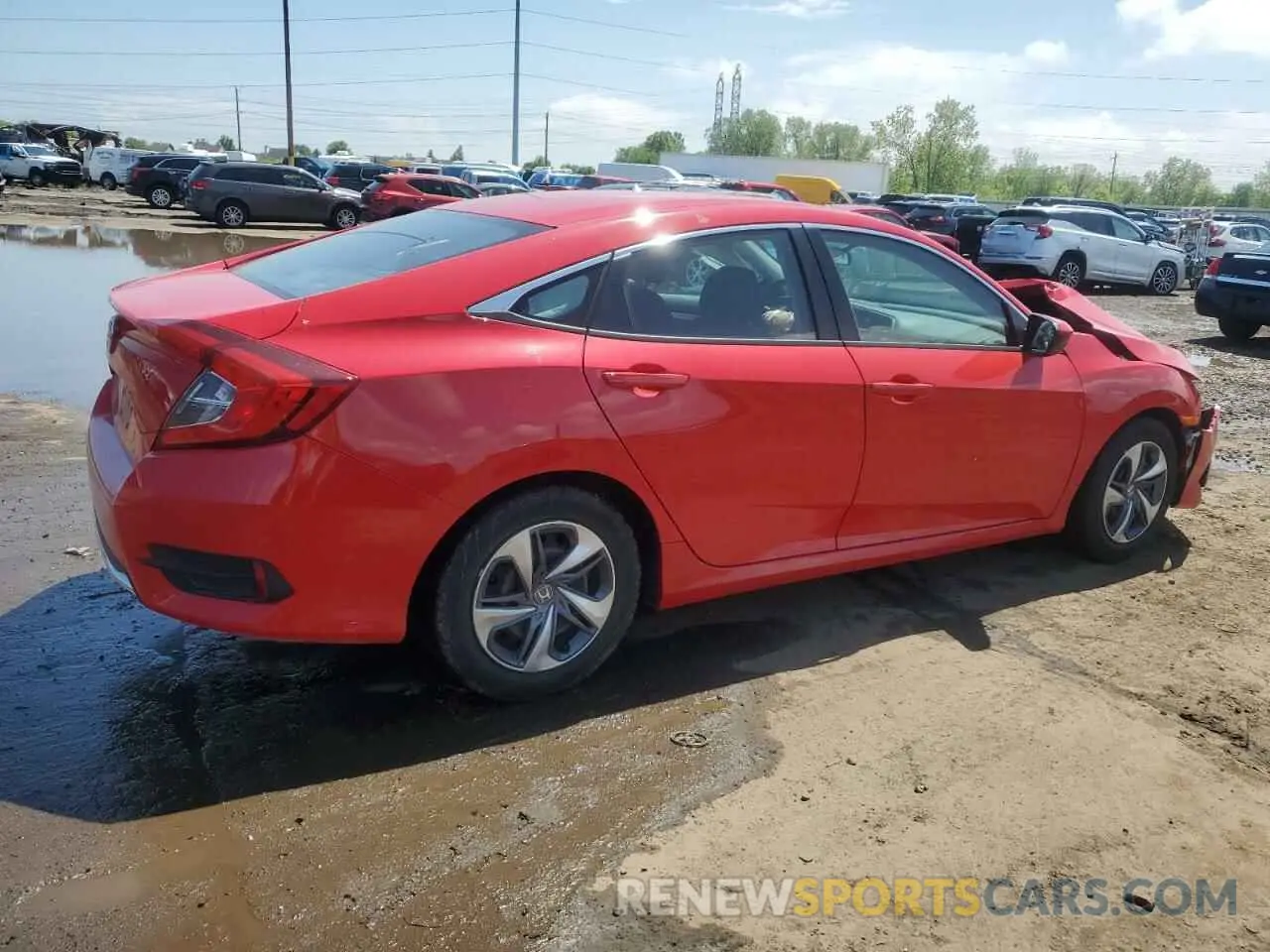 3 Photograph of a damaged car 2HGFC2F69KH560883 HONDA CIVIC 2019