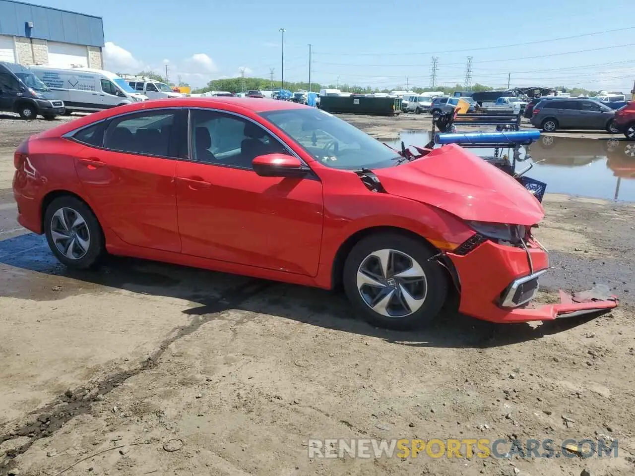 4 Photograph of a damaged car 2HGFC2F69KH560883 HONDA CIVIC 2019