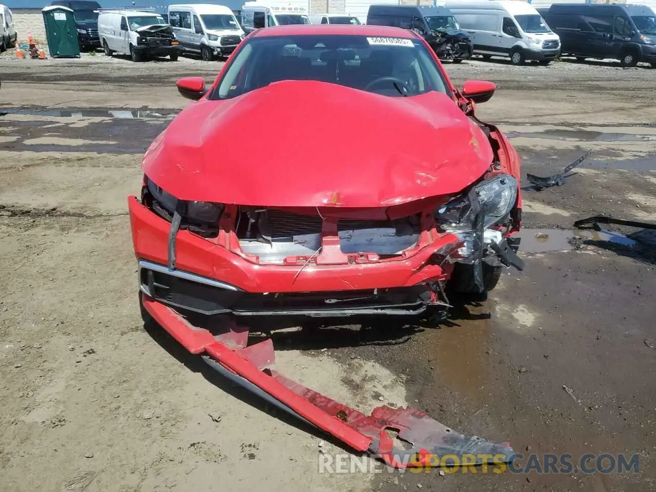 5 Photograph of a damaged car 2HGFC2F69KH560883 HONDA CIVIC 2019