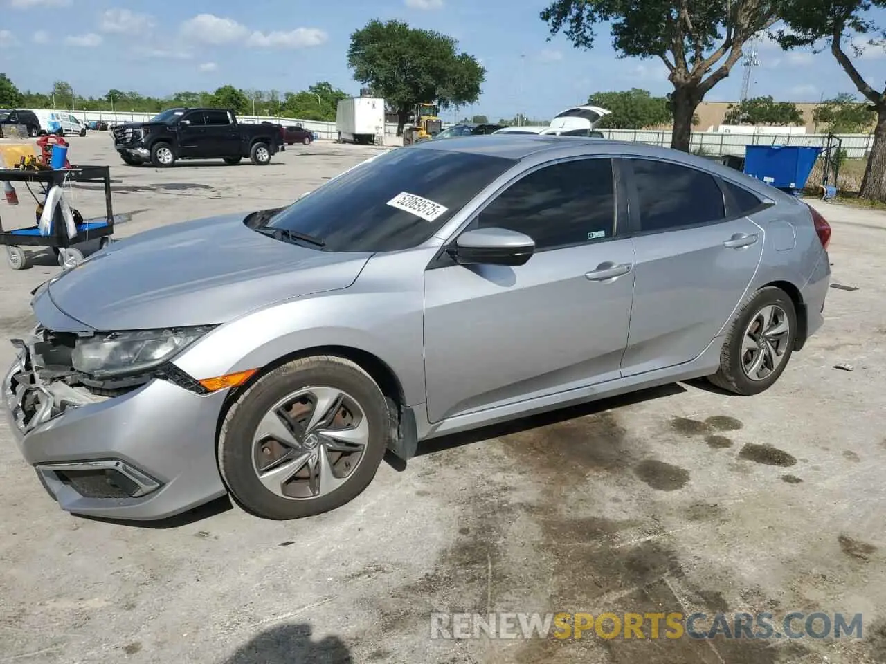 1 Photograph of a damaged car 2HGFC2F69KH567767 HONDA CIVIC 2019