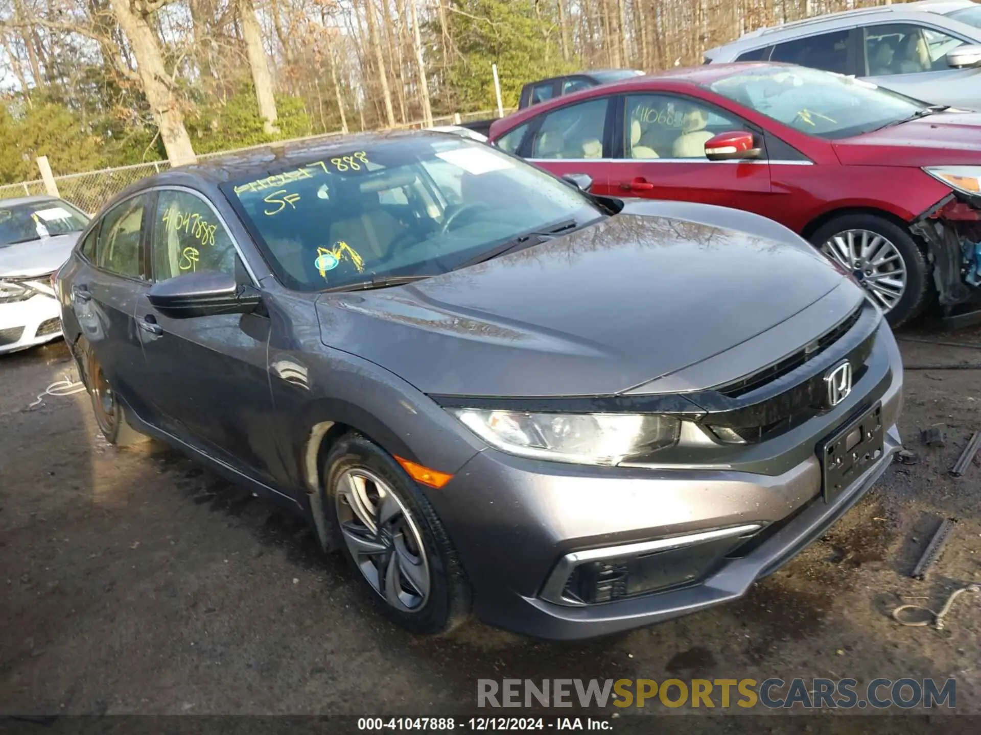 1 Photograph of a damaged car 2HGFC2F69KH579983 HONDA CIVIC 2019