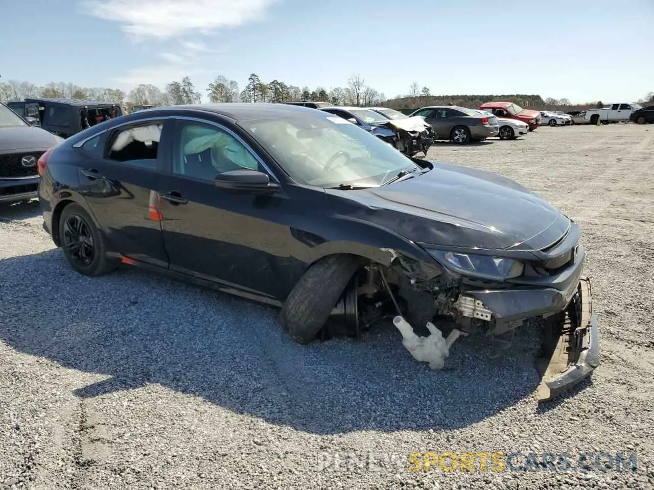 4 Photograph of a damaged car 2HGFC2F69KH582933 HONDA CIVIC 2019