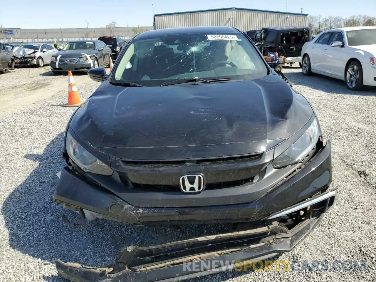 5 Photograph of a damaged car 2HGFC2F69KH582933 HONDA CIVIC 2019