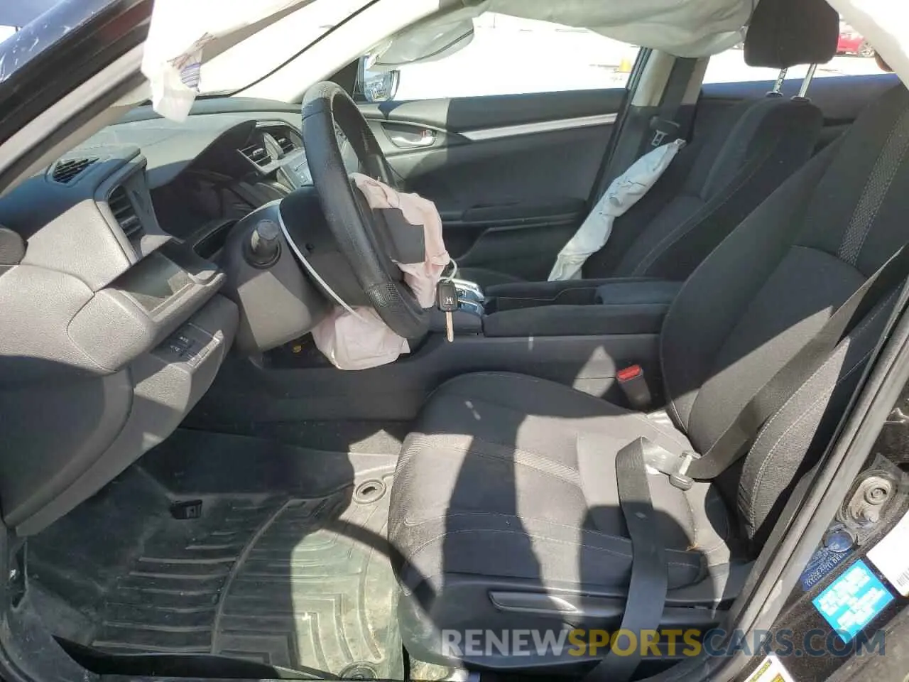 7 Photograph of a damaged car 2HGFC2F69KH582933 HONDA CIVIC 2019