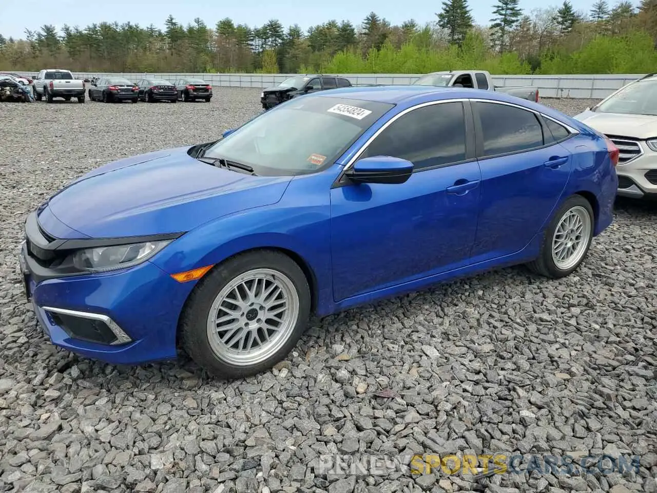 1 Photograph of a damaged car 2HGFC2F69KH585914 HONDA CIVIC 2019