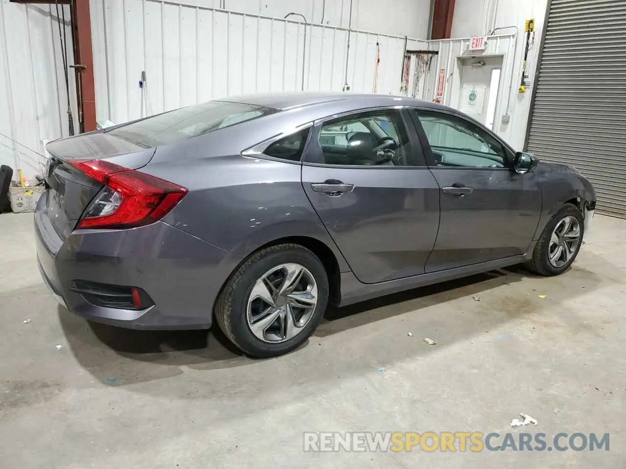 3 Photograph of a damaged car 2HGFC2F69KH596718 HONDA CIVIC 2019