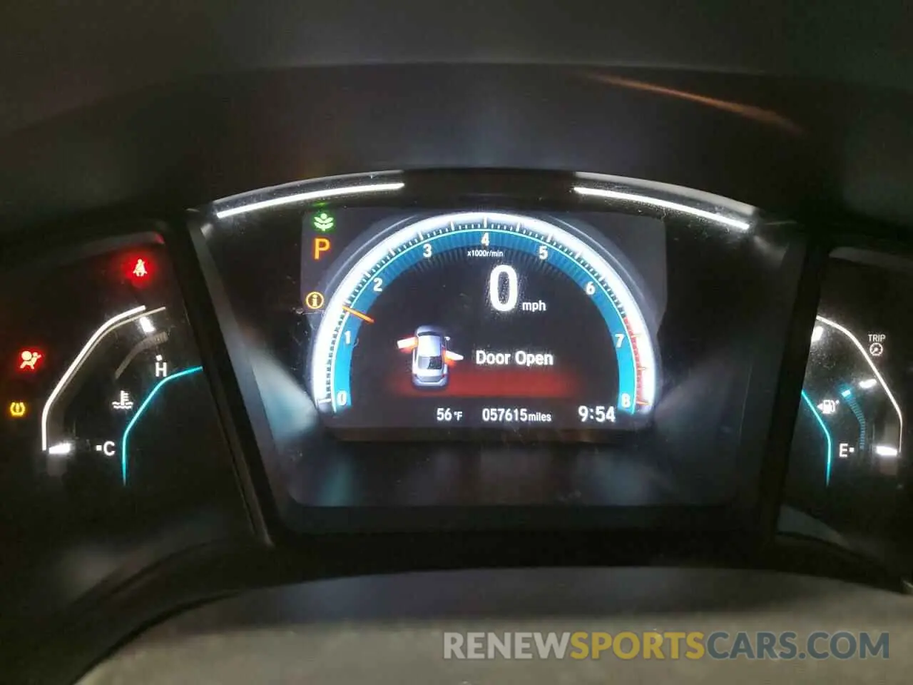 9 Photograph of a damaged car 2HGFC2F69KH596718 HONDA CIVIC 2019