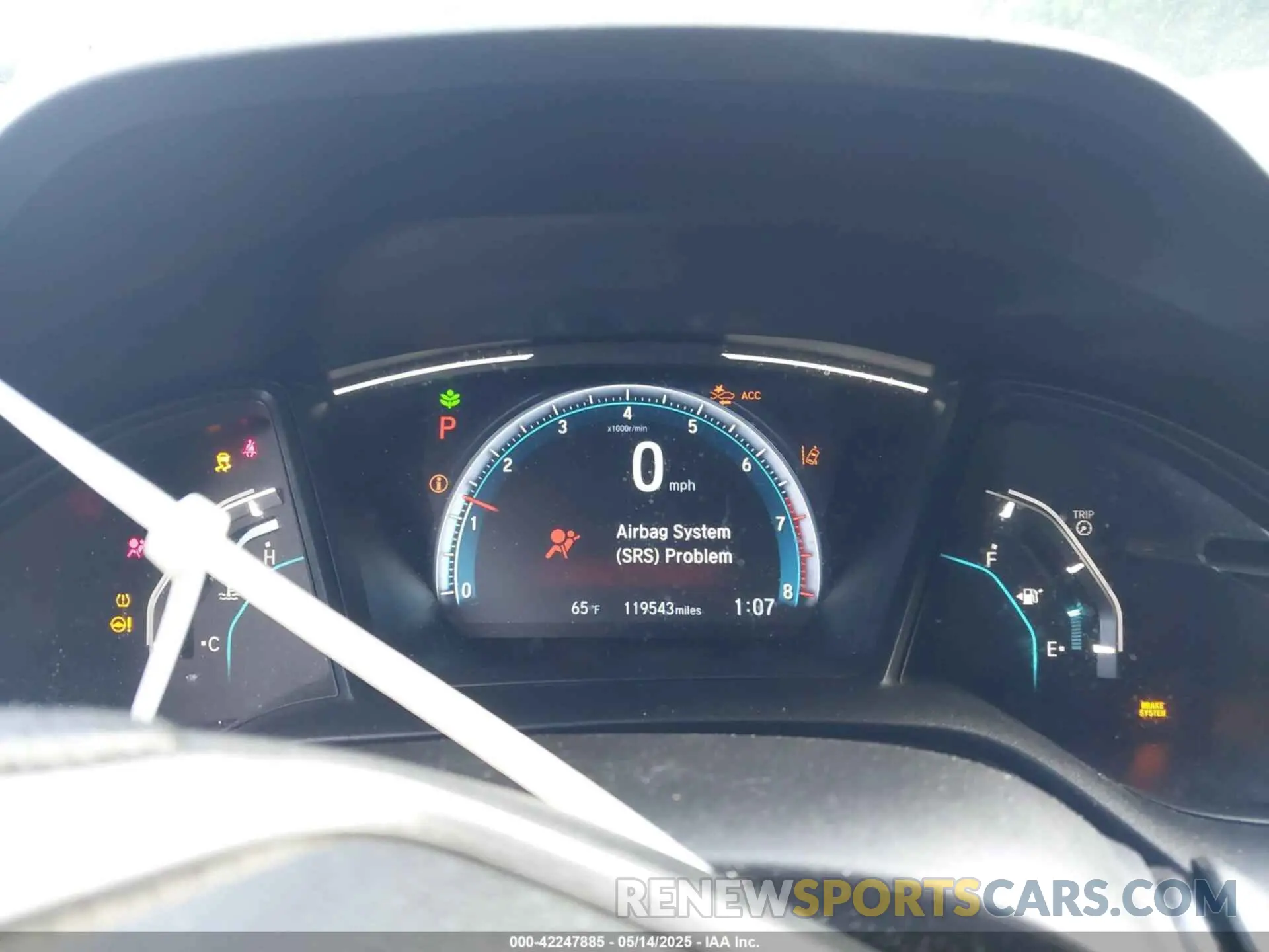 7 Photograph of a damaged car 2HGFC2F6XKH510395 HONDA CIVIC 2019