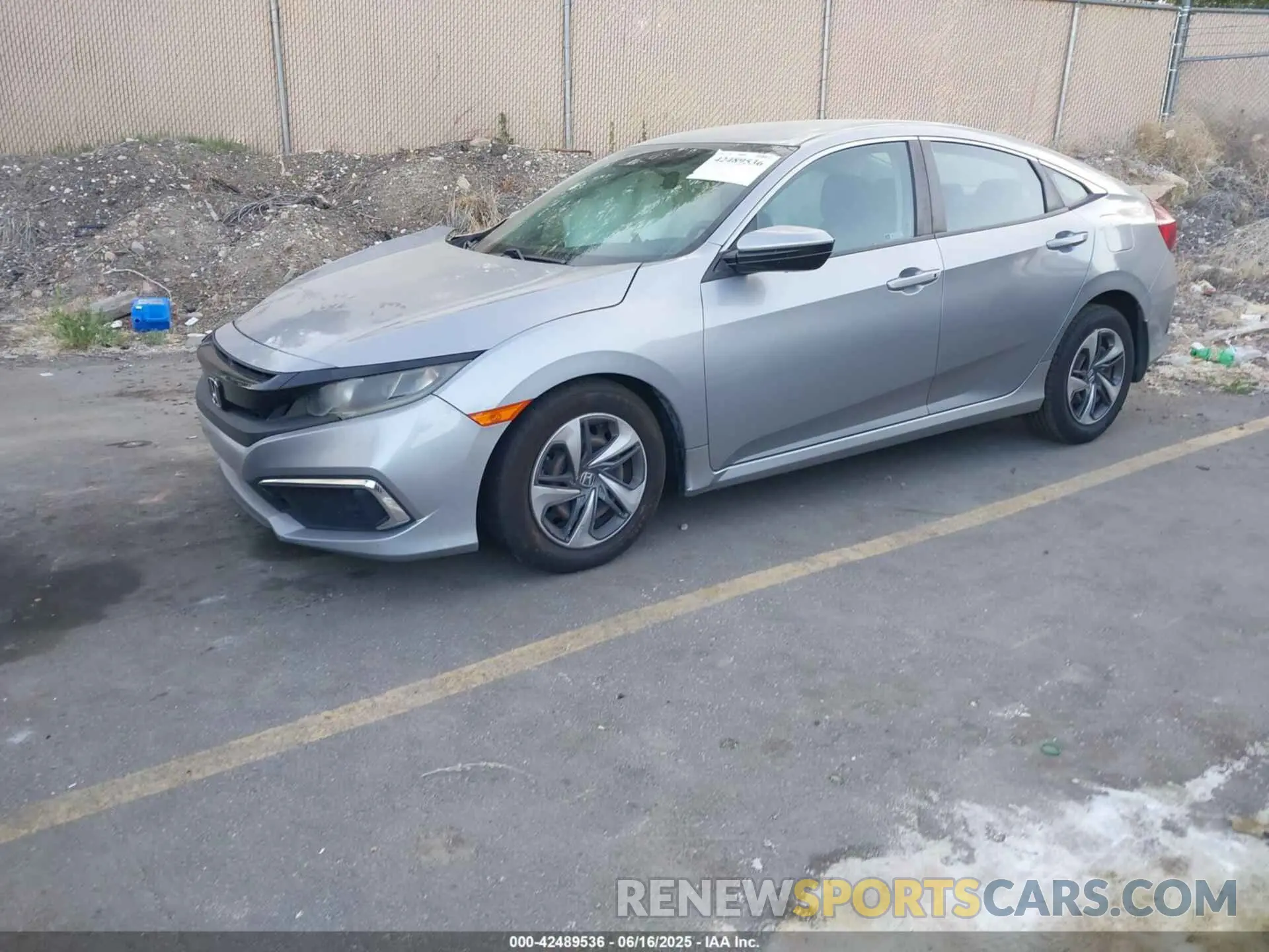 2 Photograph of a damaged car 2HGFC2F6XKH514592 HONDA CIVIC 2019
