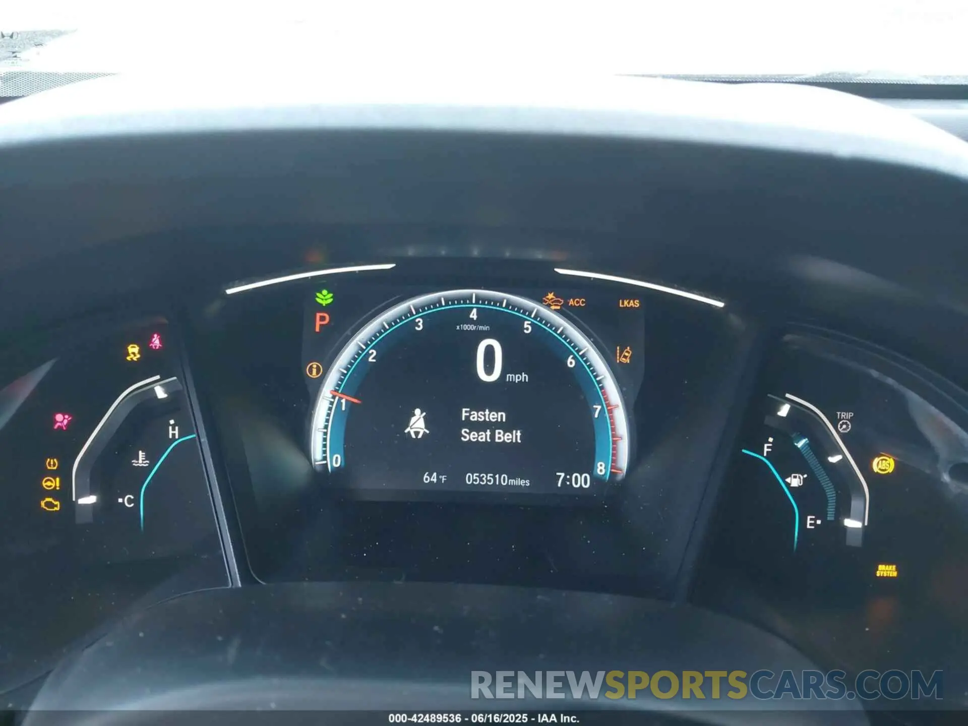 7 Photograph of a damaged car 2HGFC2F6XKH514592 HONDA CIVIC 2019