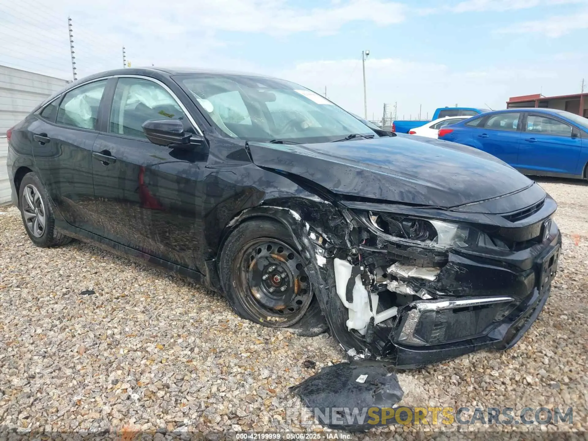 1 Photograph of a damaged car 2HGFC2F6XKH515094 HONDA CIVIC 2019