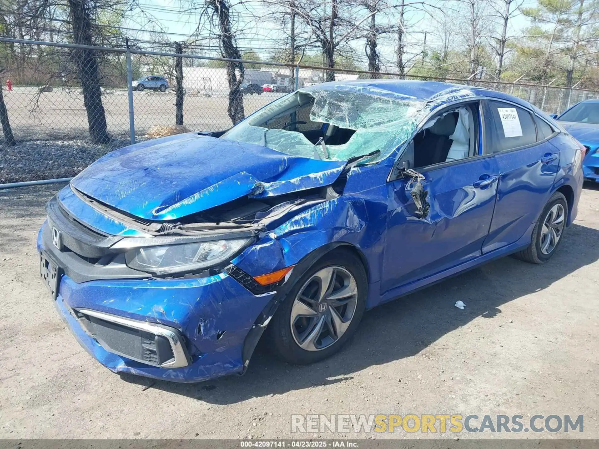 2 Photograph of a damaged car 2HGFC2F6XKH540397 HONDA CIVIC 2019