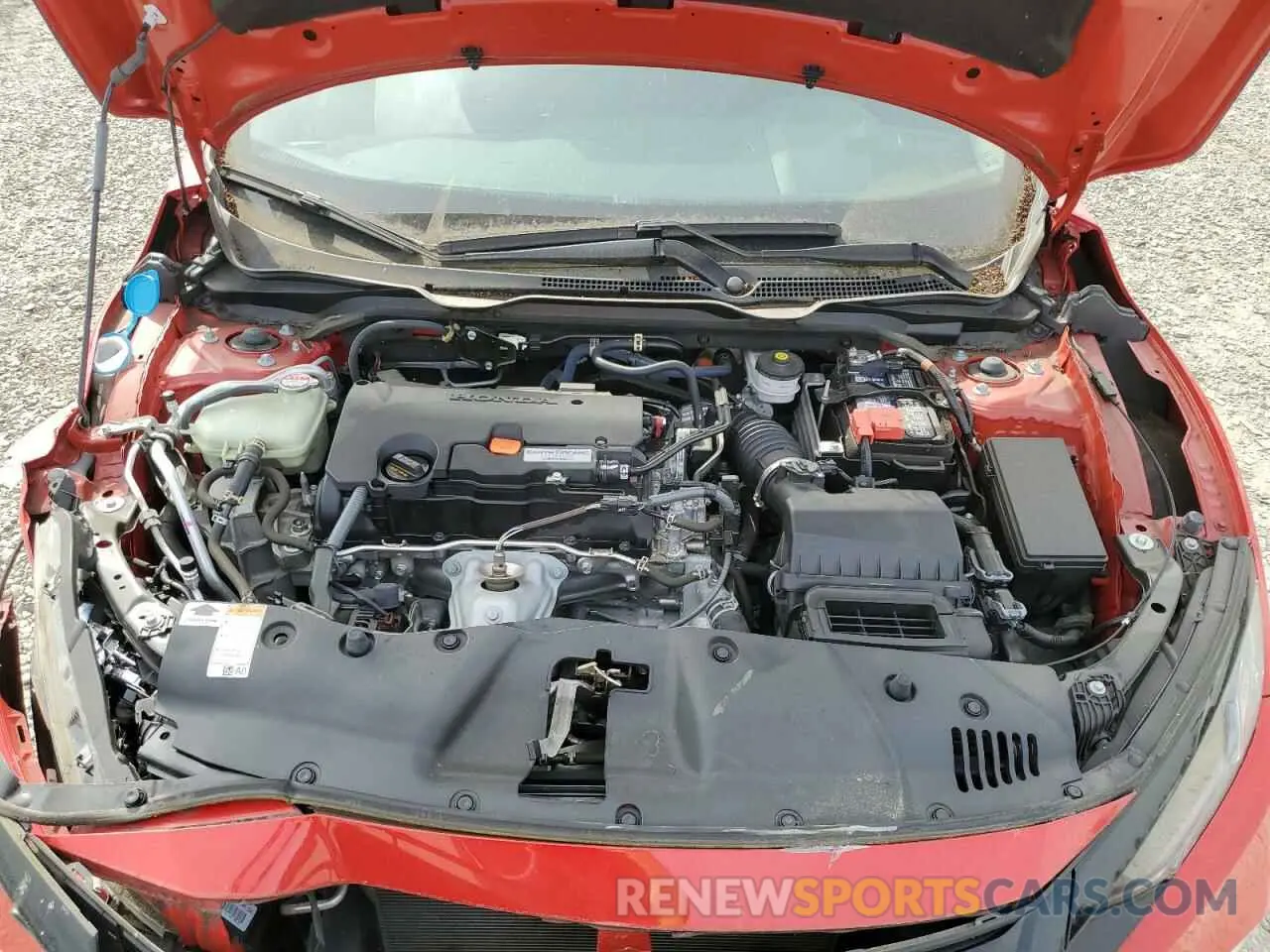 11 Photograph of a damaged car 2HGFC2F6XKH543204 HONDA CIVIC 2019