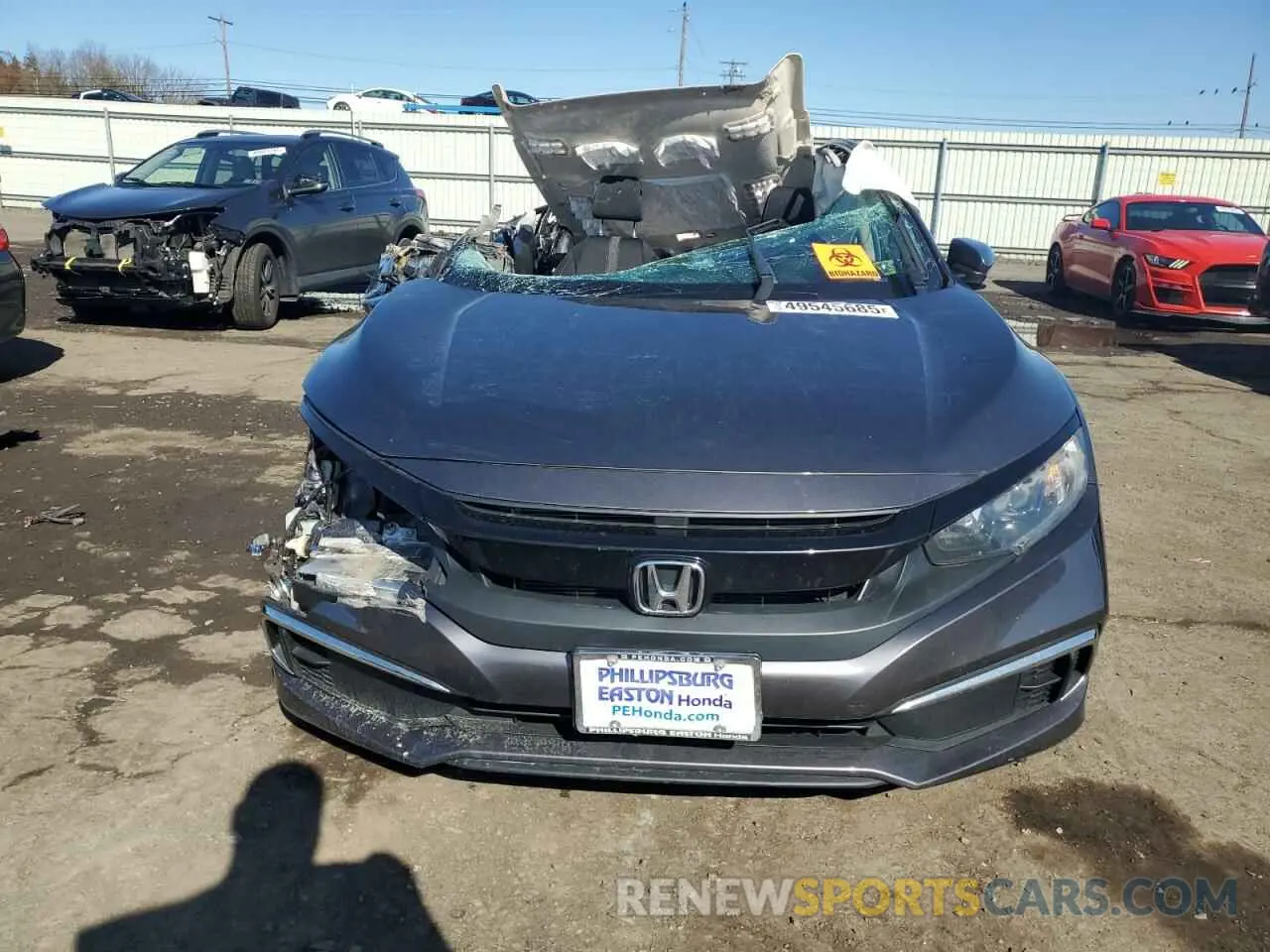 5 Photograph of a damaged car 2HGFC2F6XKH558530 HONDA CIVIC 2019