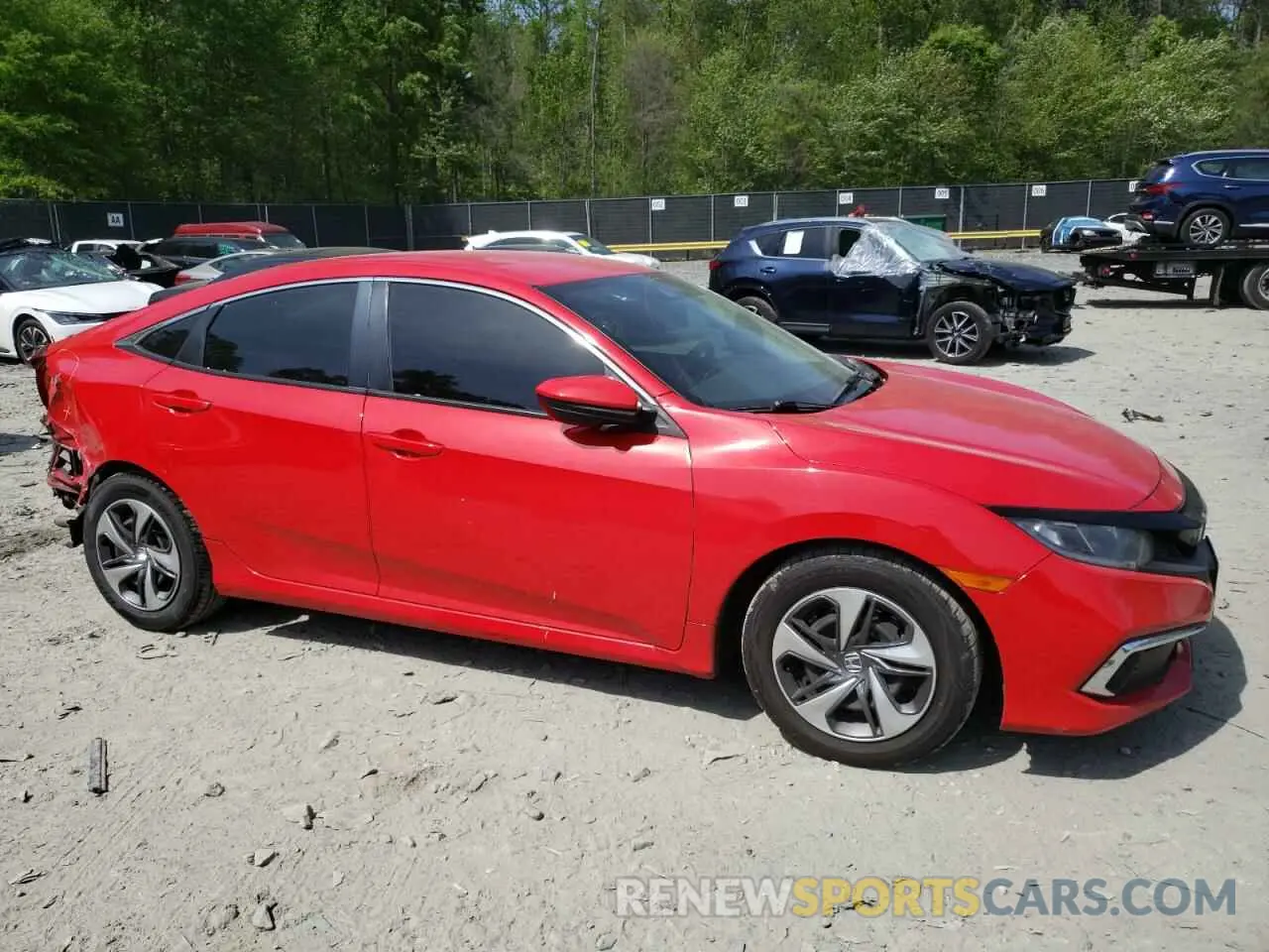 4 Photograph of a damaged car 2HGFC2F6XKH563002 HONDA CIVIC 2019