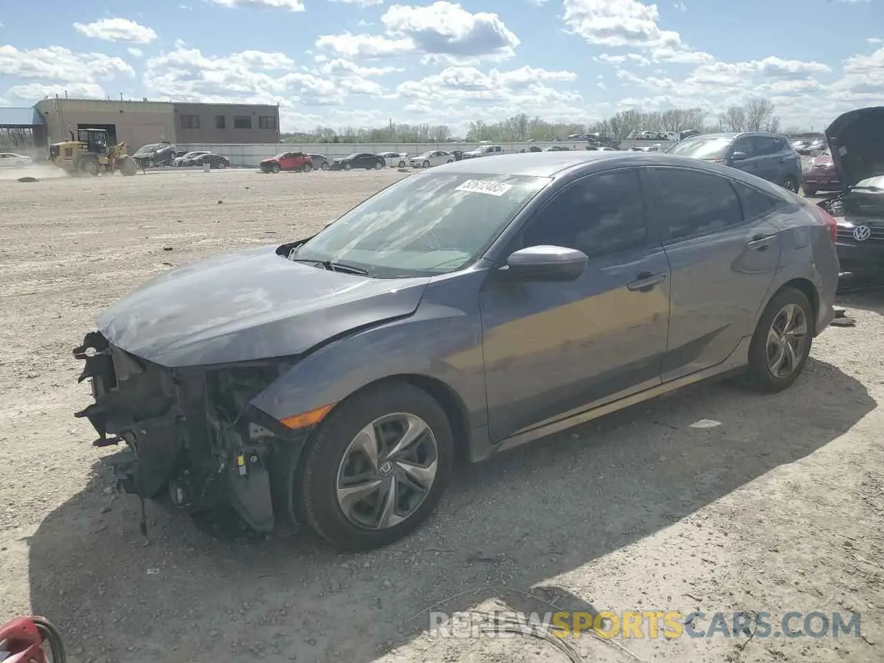 1 Photograph of a damaged car 2HGFC2F6XKH569480 HONDA CIVIC 2019