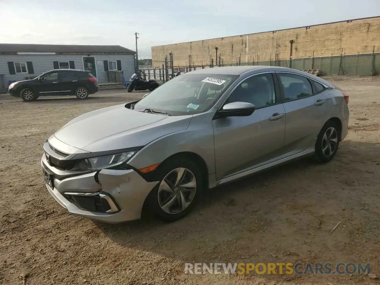 1 Photograph of a damaged car 2HGFC2F6XKH572024 HONDA CIVIC 2019
