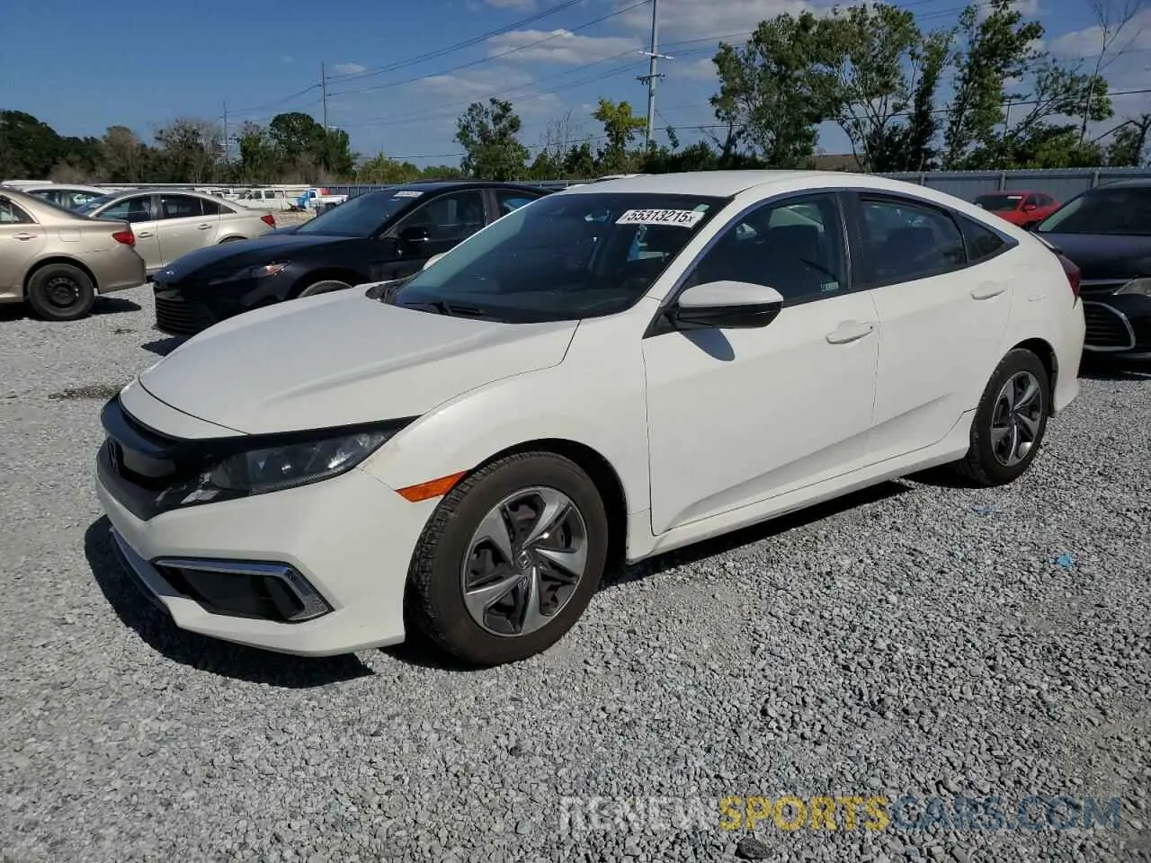 1 Photograph of a damaged car 2HGFC2F6XKH599885 HONDA CIVIC 2019