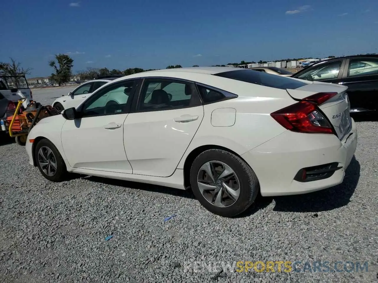 2 Photograph of a damaged car 2HGFC2F6XKH599885 HONDA CIVIC 2019