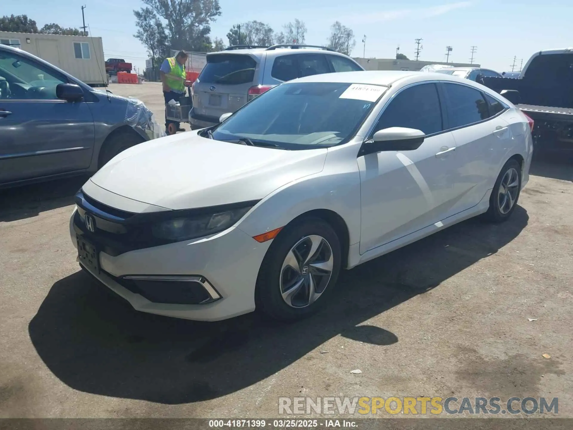 2 Photograph of a damaged car 2HGFC2F6XKH600677 HONDA CIVIC 2019