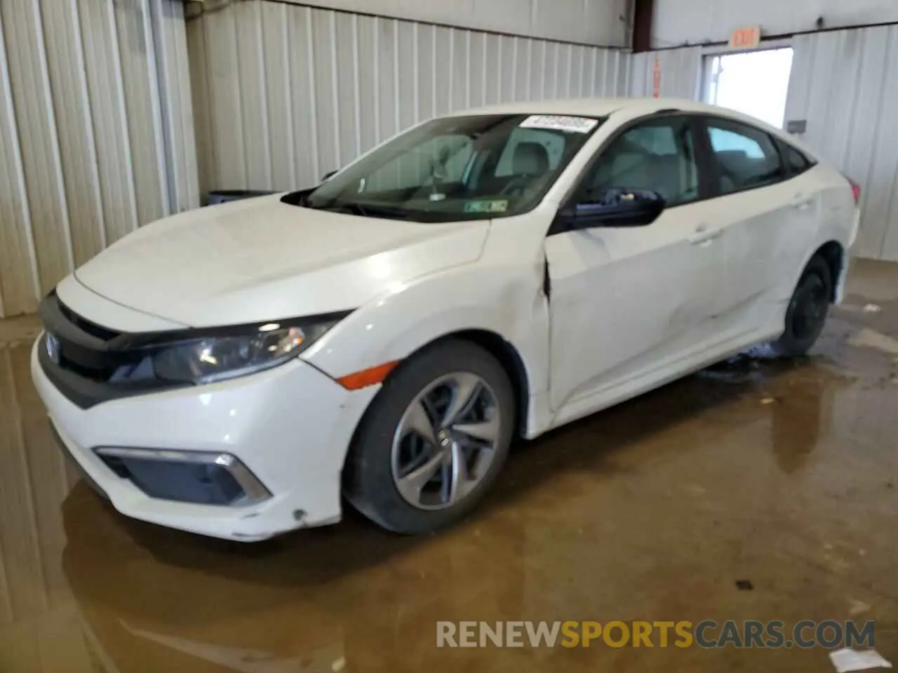 1 Photograph of a damaged car 2HGFC2F6XKH604454 HONDA CIVIC 2019