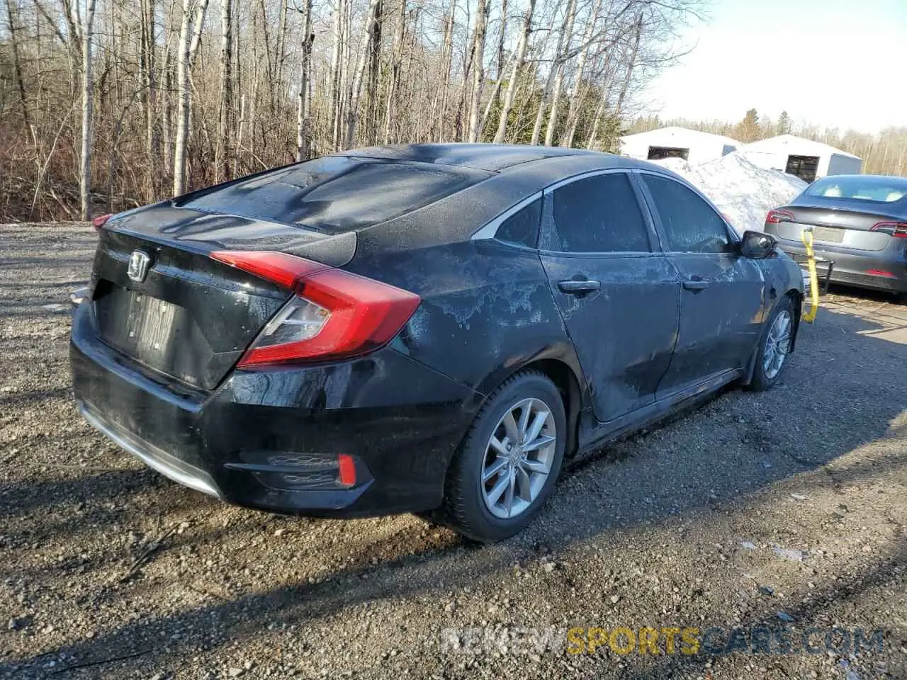 3 Photograph of a damaged car 2HGFC2F73KH036945 HONDA CIVIC 2019