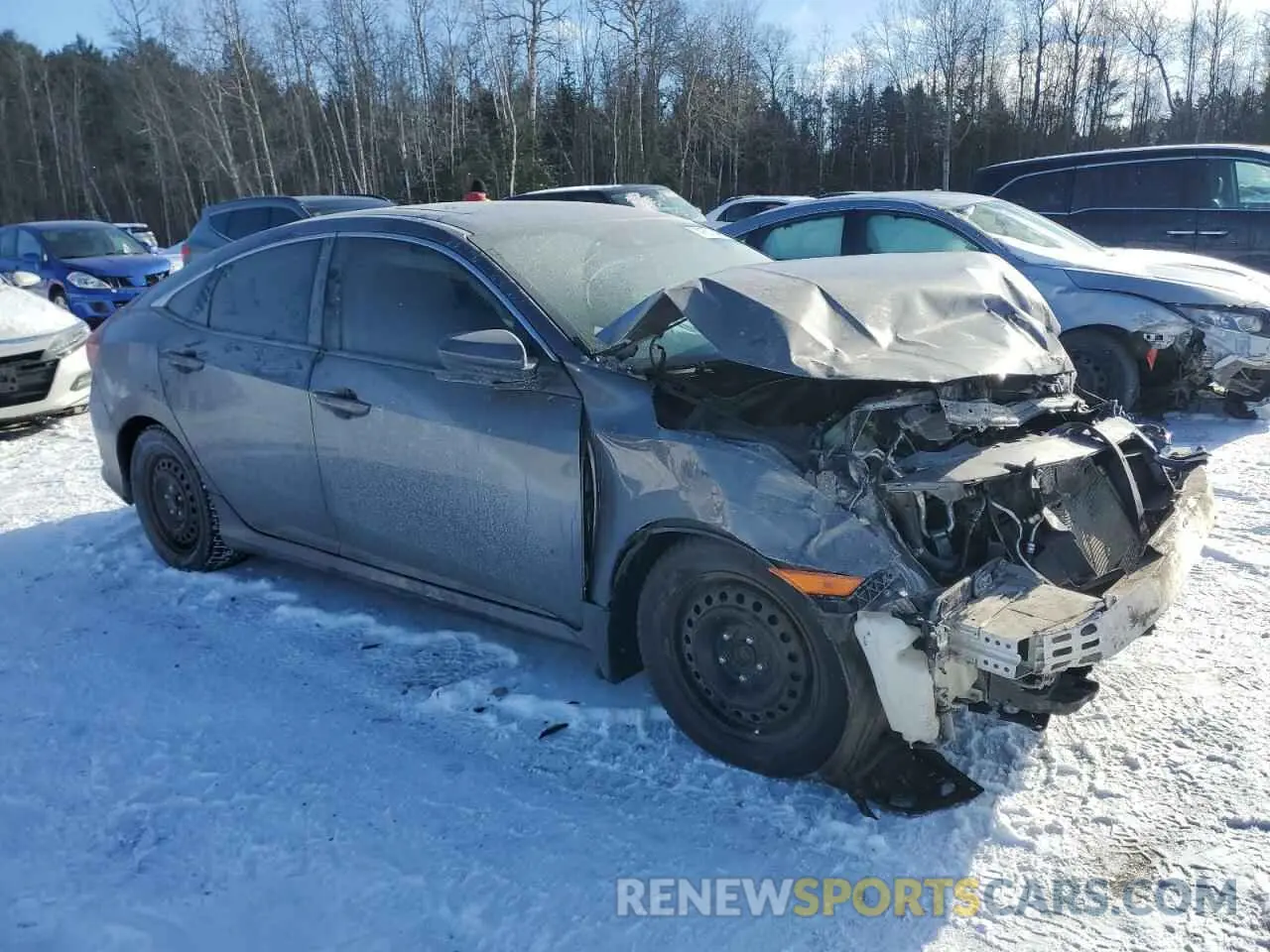 4 Photograph of a damaged car 2HGFC2F73KH039411 HONDA CIVIC 2019