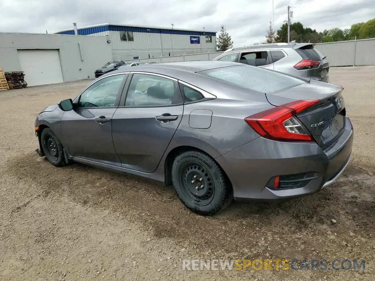 2 Photograph of a damaged car 2HGFC2F73KH039845 HONDA CIVIC 2019