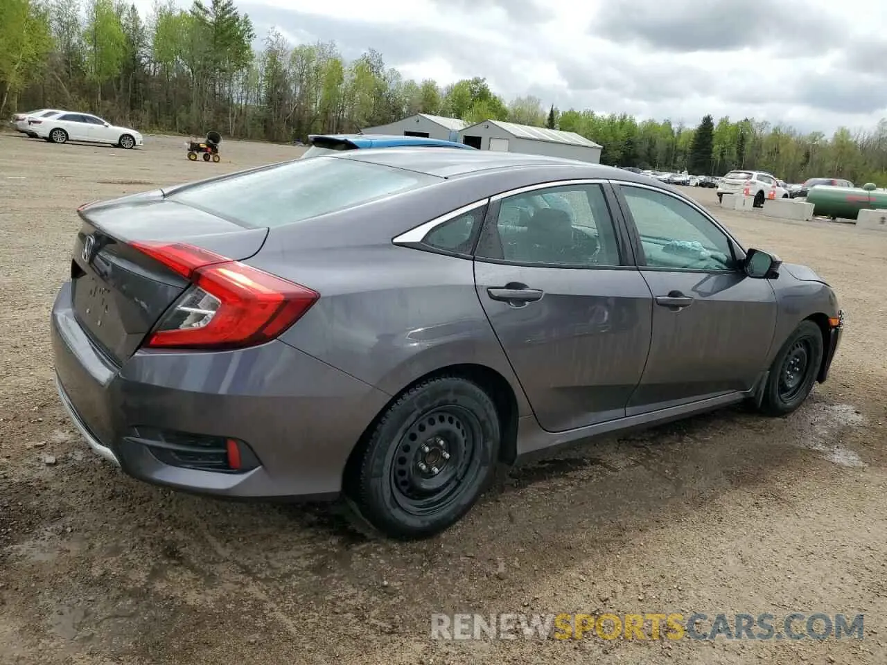 3 Photograph of a damaged car 2HGFC2F73KH039845 HONDA CIVIC 2019