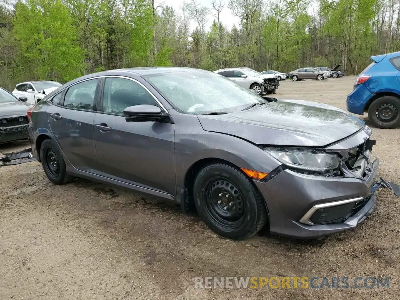4 Photograph of a damaged car 2HGFC2F73KH039845 HONDA CIVIC 2019