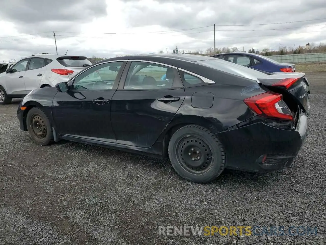 2 Photograph of a damaged car 2HGFC2F74KH034136 HONDA CIVIC 2019