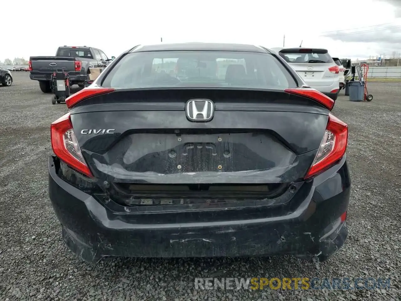 6 Photograph of a damaged car 2HGFC2F74KH034136 HONDA CIVIC 2019