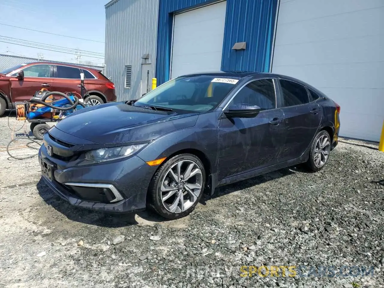 1 Photograph of a damaged car 2HGFC2F76KH016348 HONDA CIVIC 2019